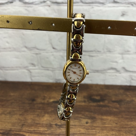 Bulova Accessories - Beautiful Bulova Classic Quartz Ladies Watch Stainless  Two-Tone New Battery